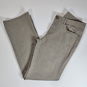 Elie Tahari‎ Womens Khaki Pants Size 6 Beige Nicola Jean High Waist Straight Leg